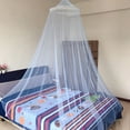 thumbnail image 5 of Mosquitera para cama, dosel para cama King Size, red para cortina colgante, dosel para cama transparente de aro redondo de princesa Queen   JM, 5 of 5