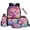 Galaxy Pink Dragon Print, variant on Bulopur Galaxy Pink Dragon Kids Backpack Set 5 Pcs Kawaii Book Bag with Lunch Bag, Pencil Case, Water Bottle Cover and Wrist Strap for Girls Ages 6-12