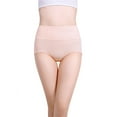 thumbnail image 2 of Baywell High Waist Tummy Control Panties for Women, Cotton Underwear No Muffin Top Shapewear Brief Panties Pink, 2 of 5