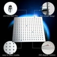 thumbnail image 2 of STARLIGHT- 8" Square Rainfall Stainless Steel Rain Shower Head Bathroom Top Ceiling Sprayer, 2 of 6