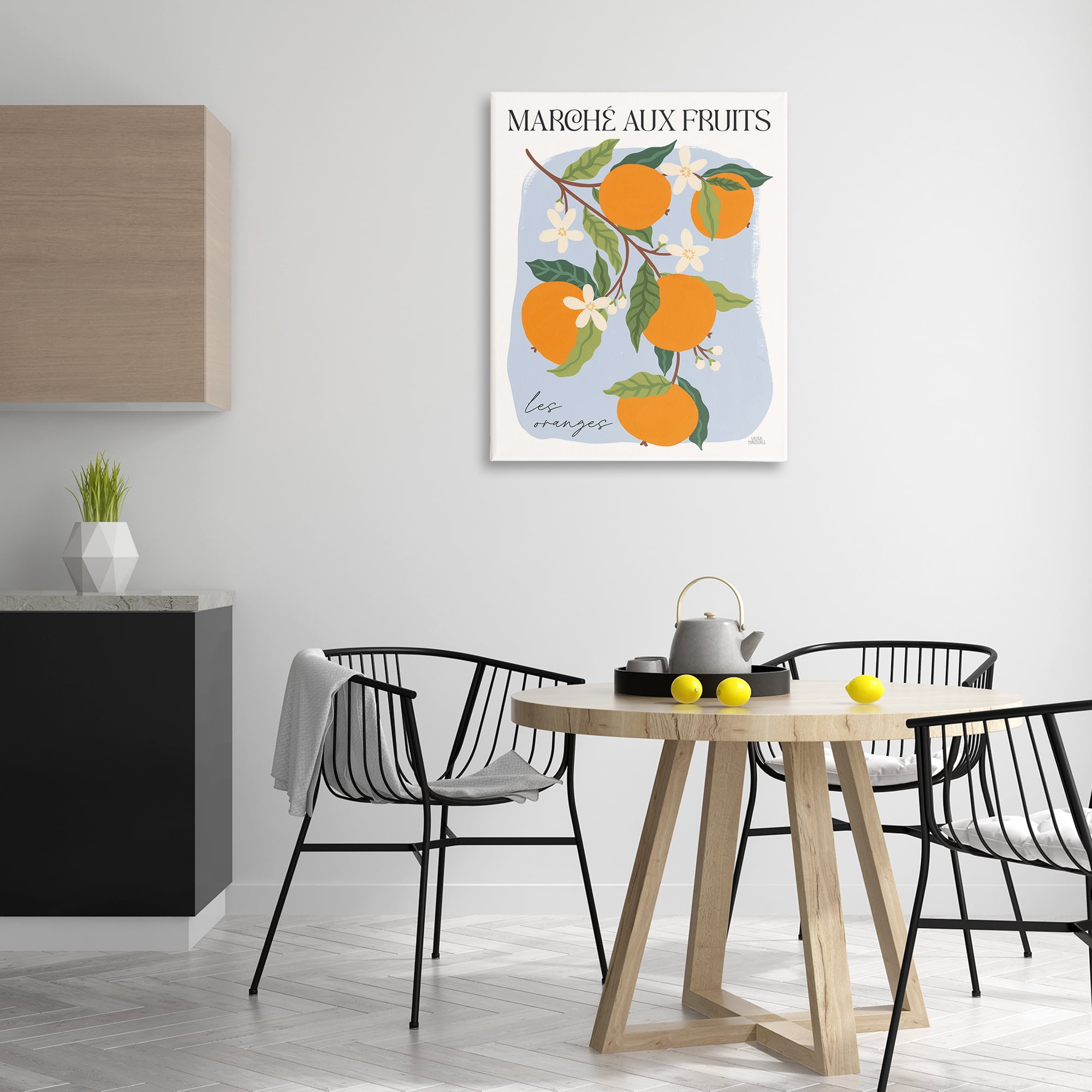 Stupell Industries Marche Aux Oranges Food & Beverage Painting Gallery Wrapped Canvas Art Print Wall Art, 30 x 40