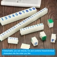 thumbnail image 5 of Uxcell Detachable Number Stamps Numeral 0-9 Number Stamp Combination Set Number Stamper Font Size 5x3mm & 13x8mm, 2 Set, 5 of 5