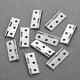 thumbnail image 4 of EeaseMX Bisagras de acero inoxidable de 2 pulgadas con rodamiento de ranura libre, engrosadas y silenciosas, para puertas y ventanas plegables (plata), 30 unidades, 4 of 7