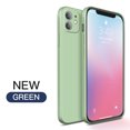 thumbnail image 3 of Funda de silicona líquida con borde cuadrado Original para iPhone, 15, 14, 13, 12, 11 Pro Max, Xs, XR, 7 Plus, 15Pro, protección de lente con logotipo, 3 of 5