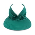 thumbnail image 2 of Summer Hat Sun Visor 100% Polyester Orange Anti-ultraviolet Outdoor Beach Cap For Women, 2 of 13