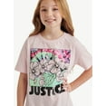 thumbnail image 5 of Justice Girls Oversized Tee & Bike Short Set, Sizes XS - XLP, 5 of 8