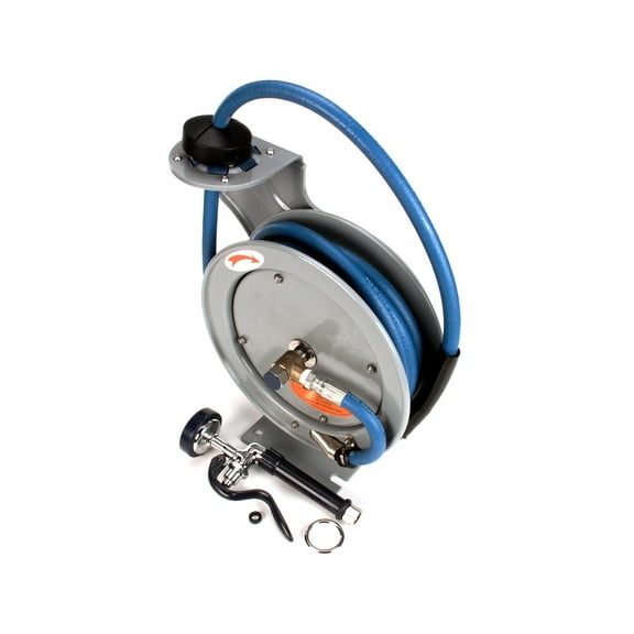 T&S Brass Hose Reel, Open, Epoxy Coated, 3/8 Id X 15' Hose, B-7212-01 - Genuine OEM Replacement Part