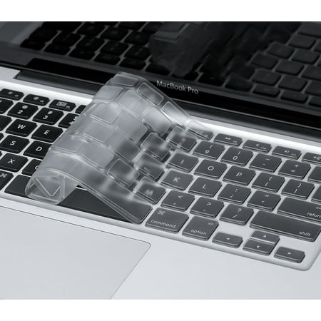 Kuzy - ULTRA Thin CLEAR Keyboard Cover Soft TPU Skin for MacBook Pro 13