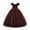 Wine, variant on Mercatoo Girls Princess Dress V-neck Short Sleeve Tulle Prom Backless Birthday Gown Party Photo Tulle Dress 4 to 12 Year