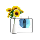 thumbnail image 1 of Tarjeta de bendición de jarrón de girasol artificial El Big Ben de Londres Inglaterra 25 x 17 cm, 1 of 3