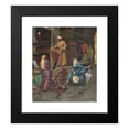 thumbnail image 2 of Rudolf Ernst 15x17 Black Modern Framed Museum Art Print Titled - The Carpet Seller, 2 of 5