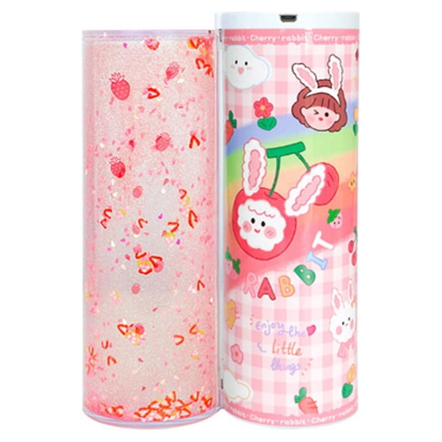 Sidaley Estuche para lápices Bloqueo de código Contraseña Drift Sand Pen Boxes Gran capacidad Papelería Contenedor Home Office School Bag Carpetas de archivos Conejo