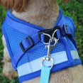 thumbnail image 3 of Dog Safety Vest Harness,Pet Dogs Chest Adjustable Reflective Safety Mesh Harness with Net and Breathable Surface for Outdoor Training Walking,For Small Medium Large Dogs,Gray/S(Dog Collar Included), 3 of 6