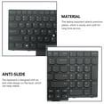 thumbnail image 4 of Injueey Teclados para portátiles con marco negro, piezas de reparación profesionales de superficie lisa, reemplazo de palo sin puntos para Juegos de teclado y mouse para computadora, 4 of 6