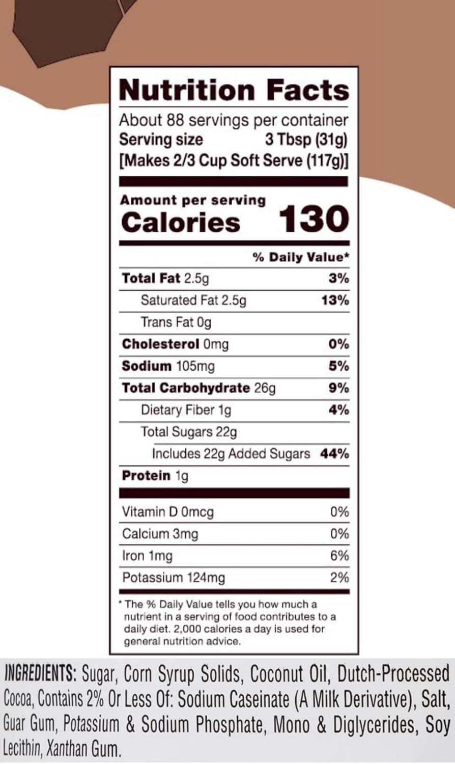 Frostline Vanilla & Chocolate Soft Serve Powdered Ice Cream Mix | Lactose Free | Kosher | 6 lb. Bag Each