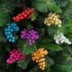 thumbnail image 3 of Hojas de Oreja de Artificiales de Navidad Árbol de Navidad Arreglo Colgante Decoración PICK - Plata Gloria Artificial de la fruta, 3 of 5
