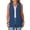 Blue, variant on CIENVNSTG Women's Sweater Vest Plus Size Sleeveless Lightweight Open Front Knit Cardigan Casual Loose Sweaters with Pockets Blue XL