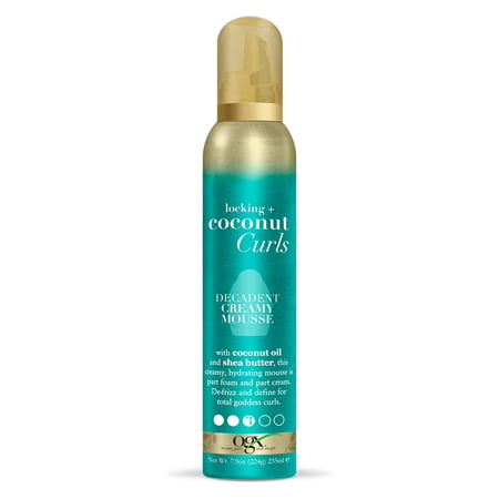 OGX® Decadent Creamy Mousse Locking + Coconut Curls, 7.9 FL