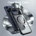 thumbnail image 3 of JETech Magnetic Case for iPhone 17 Pro 6.3-Inch, Compatible with MagSafe, Soft Electroplated TPU Frame with Hard Clear PC Back, Shockproof Phone Cover (Black), 3 of 6