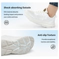 thumbnail image 4 of Decould sylf Walking Shoes for Women Breathable Non Slip Athletic Sneakers Casual Lace Up Running Shoes, 4 of 8