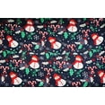 thumbnail image 7 of Shimmer Anna Shine Christmas Holiday Scarf (Navy Snowman and Candy Cane), 7 of 7