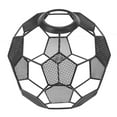 thumbnail image 3 of Pantalla de lámpara moderna hueca con forma de balón de fútbol, cubierta decorativa para lámpara, 3 of 8