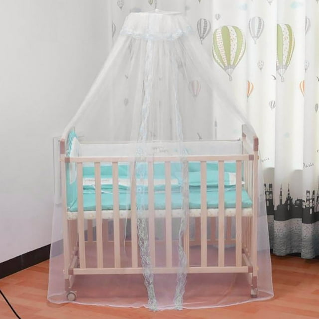 Crib Floor Mosquito Net Palace Dome Children Mosquito Net Foldable Anti Mosquito Cover With Lace