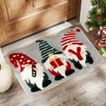thumbnail image 5 of PEIBang Christmas Gnomes Rug Bathroom Decor,Cute Christmas Rug for Bedroom Kitchen,Non-Slip Bath Mat for Winter Holiday Decorations, 5 of 6