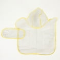 thumbnail image 6 of SUSSEXHOME Pets Dog Raincoats with Hood - Transparent Dog Rain Jacket with Snap Fastenings - Waterproof Raincoat for Dogs - Yellow / XS, 6 of 7