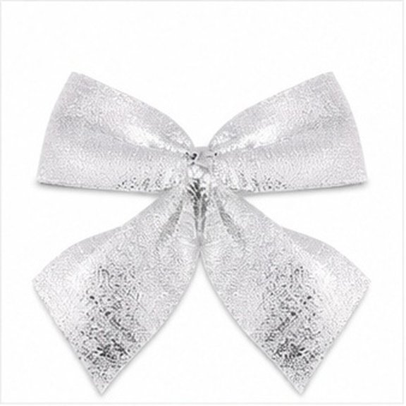 Toyvian 24Pcs Silver Tree Decoration Band Ribbon for Crafting Wedding Accessories and Festival Decor