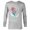 Athletic Heather, variant on Disney 100 Platinum Princess Collection Ariel D100 - Long Sleeve T-Shirt for Men - Customized-White
