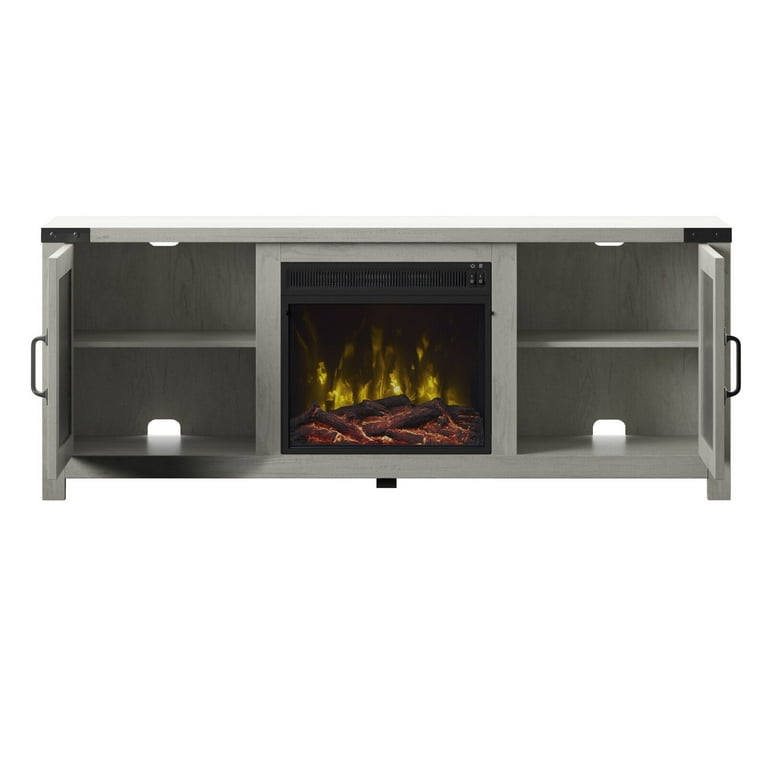 Guadalupe TV Stand for TVs up to 65 with Fireplace Included Warranty Length 1 Year Sound Bar Shelf Yes