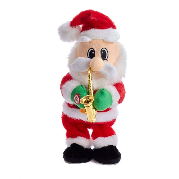 Kurt Adler Battery-Operated Dancing Jazz Santa