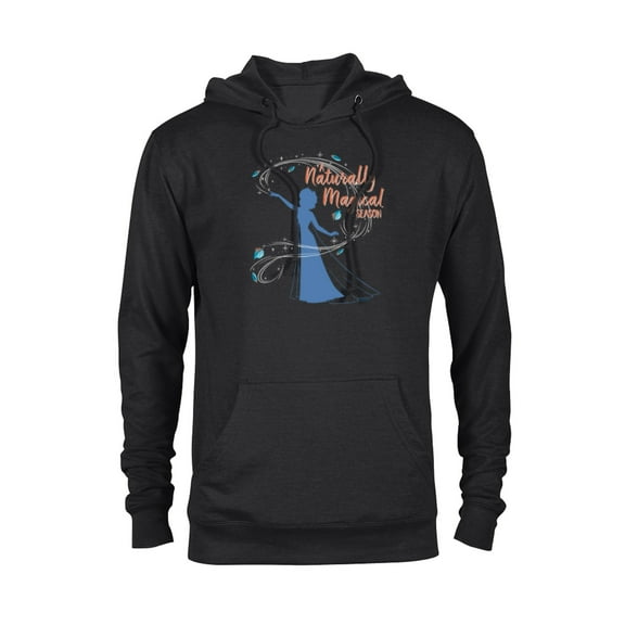 Disney Princess Frozen Elsa A Naturally Magical Season Fall - Pullover Hoodie for Adults - Customized-Black