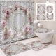 thumbnail image 1 of Accesorios de baño Cortina de ducha de San Valentín con lazo Impresión digital en tinta rosa Cortina divisoria impermeable para baño Conjunto de baño de poliéster, 1 of 6