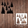 thumbnail image 5 of Tree Stencils Wall Decoration Template 11.8x11.8 inch Plastic Tree Drawing Painting Stencils Templates Square Reusable Stencils for Painting on Walls Furniture Crafts, 5 of 7