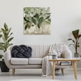 thumbnail image 2 of Stupell Industries Green Flower & Vines Bouquet Abstract Painting Wrapped Canvas Canvas Art Print Wall Art, 30 x 30, 2 of 7