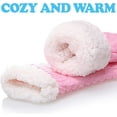 thumbnail image 4 of ZDWQFA Women's Winter Super Soft Warm Cozy Fuzzy Fleece-Lined with Grippers Slipper Socks, 4 of 6