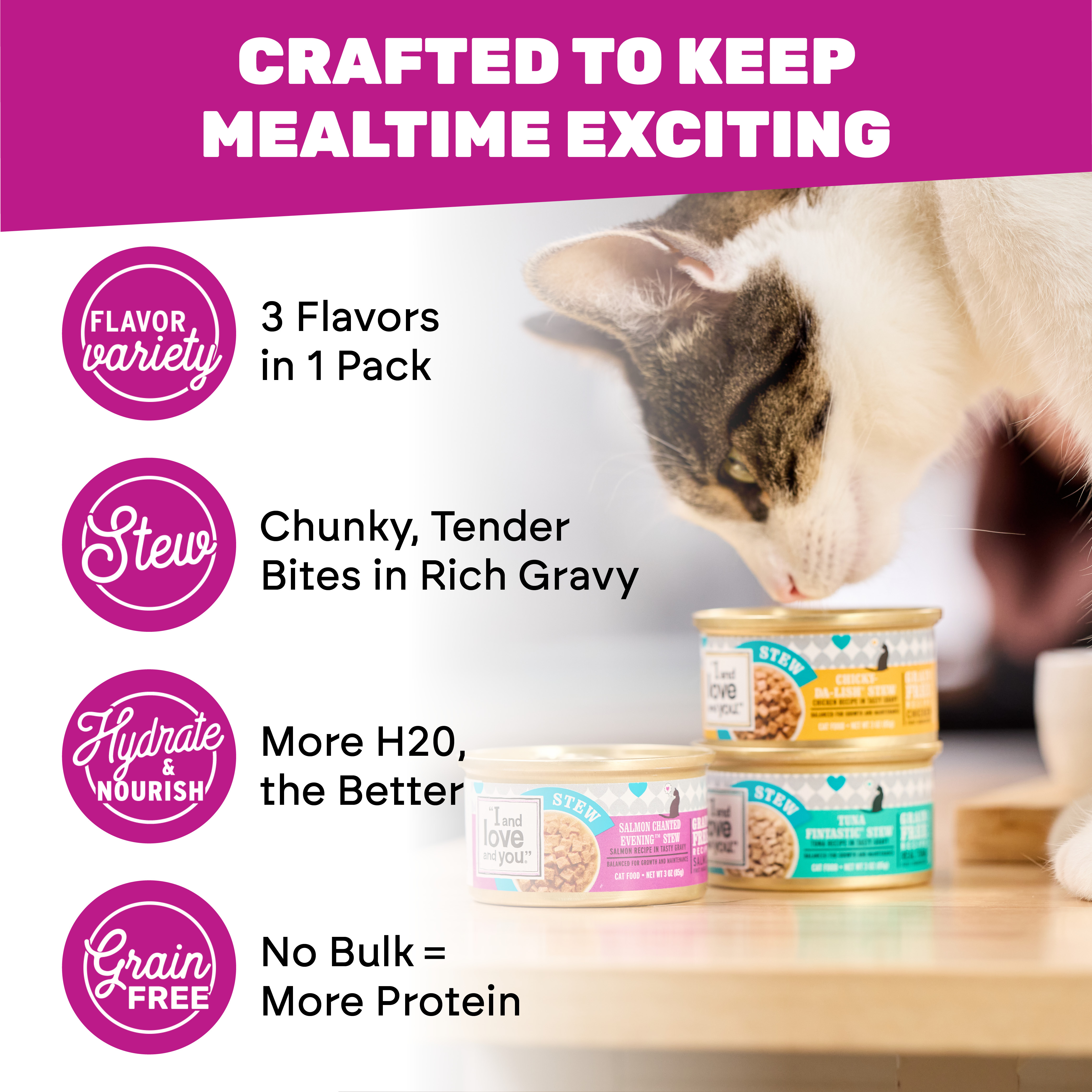 I and Love and You Wet Cat Food Variety Pack photo 3