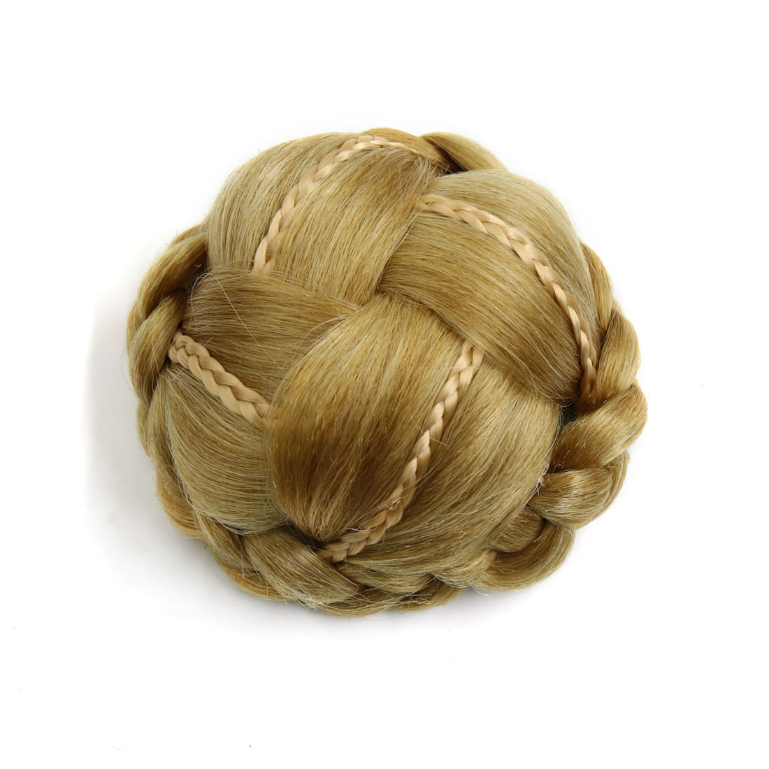 Synthetic Clip In Type Braided Hair Bun Chignon Donut Ponytail