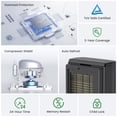 thumbnail image 6 of Waykar 10 pt. (DOE) 2025 Most Efficient Energy Star Dehumidifier, 2,500 Sq. Ft (MAX 34Pint at 95°F, 90% RH), 6 of 9