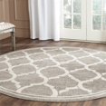 thumbnail image 2 of Safavieh Amherst Collection AMT415R Dark Grey and Beige Indoor,  Outdoor Round Area Rug (7' Diameter), 2 of 3