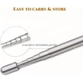 thumbnail image 2 of HLONK 2pcs Heavy-Duty Stainless Steel Retractable Teaching/Presenting Pens with Extendable Clip - Telescopic Ballpoint Pointers  No Battery Needed  for Classroom  Office  Conference  Home, 2 of 3