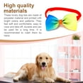 thumbnail image 4 of Colliers pour Chiens Noeuds Papillon Réglable Sangle Mode Animaux de Compagnie Toilettage Accessoires Décorations Boucle Vêtements Chiot Chats Festival gradient Couleur, 4 of 7