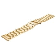 thumbnail image 4 of Stainless Steel Metal Watch Band Replacement, SOATUTO Quick Release Folding Clasp Solid Stainless Steel Watch band Strap For Men's Women's Watch (18mm-Gold), 4 of 5