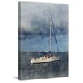 thumbnail image 2 of "Sunset Sail 2" Painting Print on Wrapped Canvas, 2 of 5