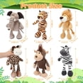 thumbnail image 2 of Set de animales de peluche HyDren Safari, 20 cm, Jungle, 12 piezas, 2 of 7