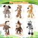 thumbnail image 2 of Set de animales de peluche HyDren Safari, 20 cm, Jungle, 12 piezas, 2 of 7
