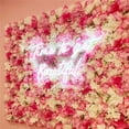 thumbnail image 2 of Flor Artificial de seda rosa para decoración de boda, telón de fondo para pared, baby Show, boda, Navidad, hogar, 2 of 4