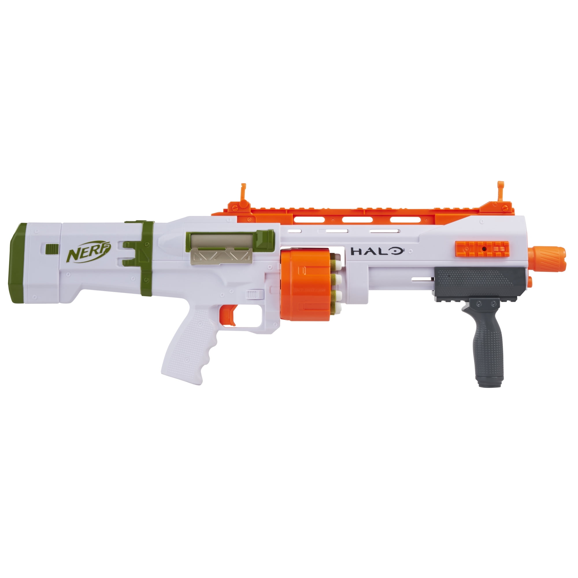 高価買蔵 NERF Halo Bulldog SG Dart Blaster -- Pump-Action， Rotating 10-Da  その他おもちゃ
